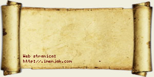 Nikolaj Sebić vizit kartica